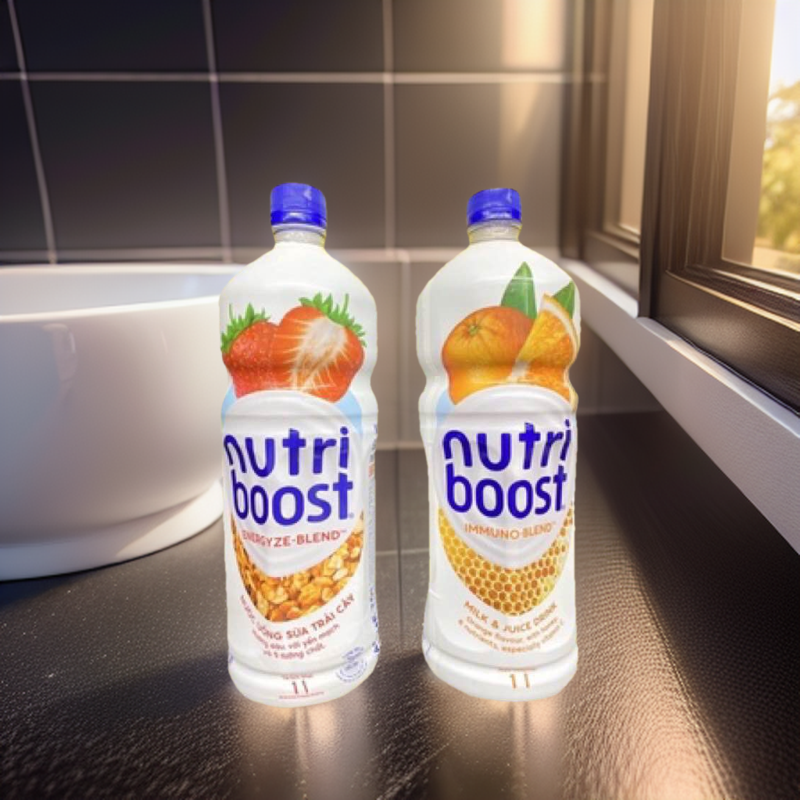 Sữa chua trái cây Nutriboost Coca-Cola chai 1 lít