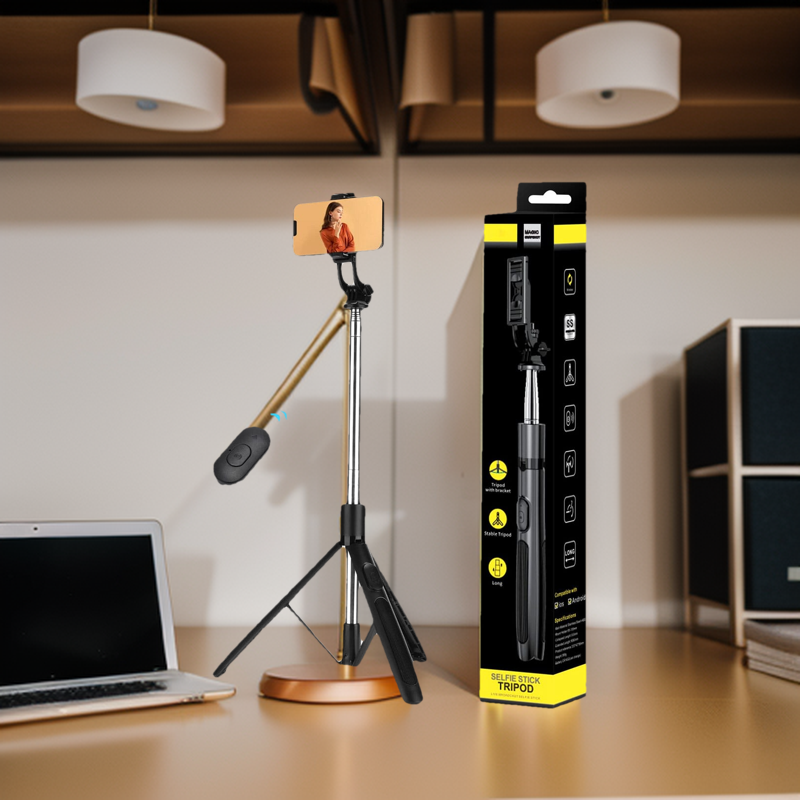 1580mm Telescopic Monopod Selfie Stick Tripod Stand. 