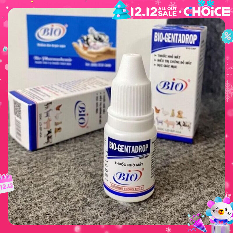 COMBO 2 CHAI DUNG DỊCH NHỎ MẮT CHO THÚ CƯNG BIO GENTADROP 10ml