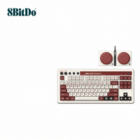 8BitDo | Three-mode Vintage Wireless Mechanical Keyboard 87 Keys