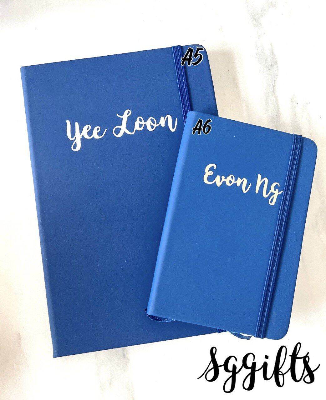 Personalised A5 A6 Premium Notebook Journal Bulk School Customised Gift Farewell Birthday Office Corporate Logo