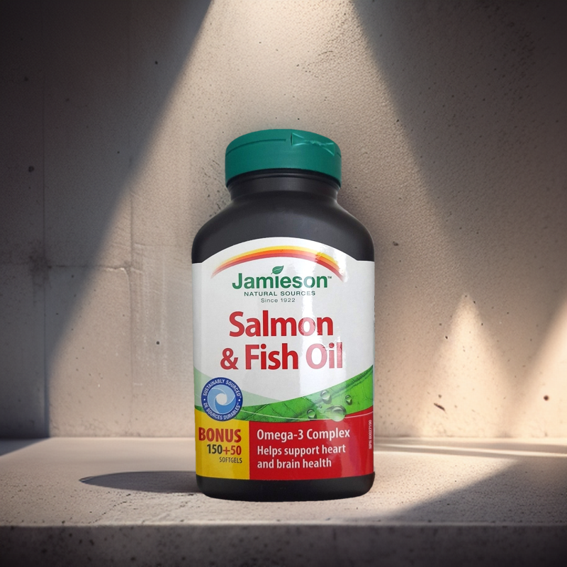 DẦU CÁ HỒI Jamieson Salmon & Fish Oil Omega-3 Complex