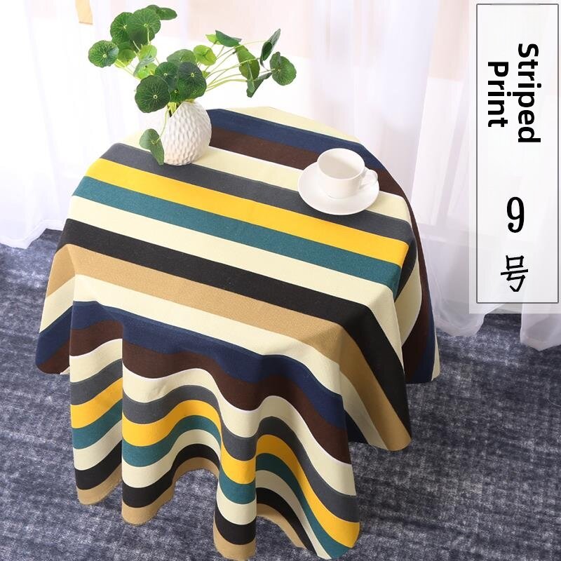 OME | Multi-functional Pure Cotton Thickened Fabric for Furniture Striped & Floral Design