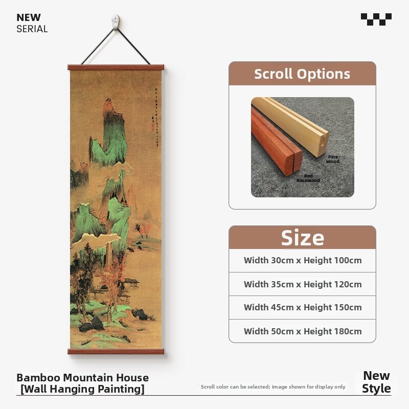 JINGPEI | Chinese Aesthetic Scenic Hanging Scroll Decor