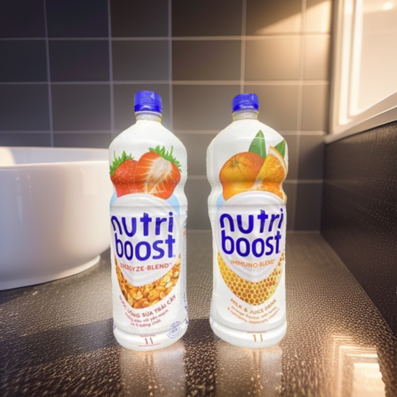 Sữa chua trái cây Nutriboost Coca-Cola chai 1 lít