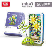 Mini Micro-particle Building Blocks Ice Cream Shop Model