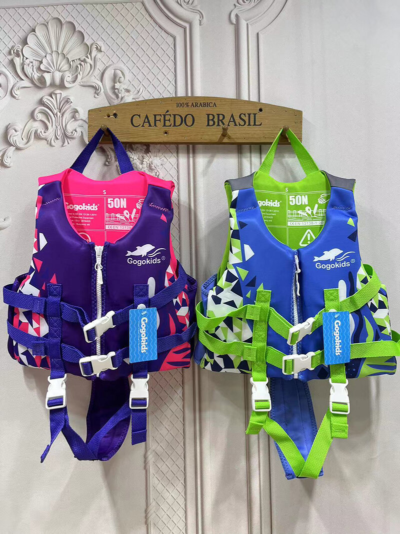 Kids Life Jacket Swimming Vest - Safety Buoyancy Jacket For 1-9