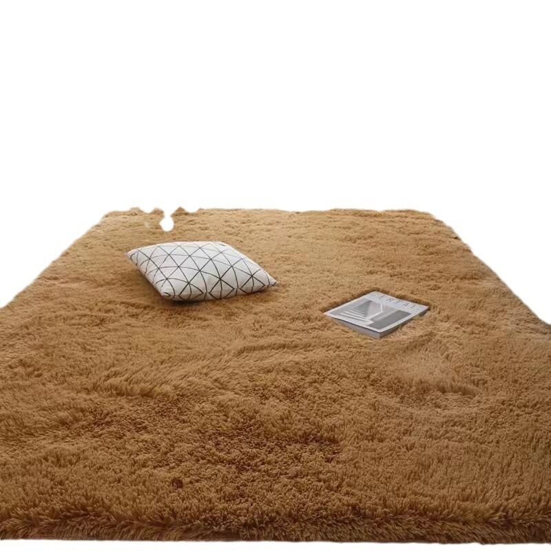 Modern Minimalist Bedroom Carpet Plush Room Window Seat Tatami Floor Mat Living Room Home Use Soft Color Solid Polyester Rug. 