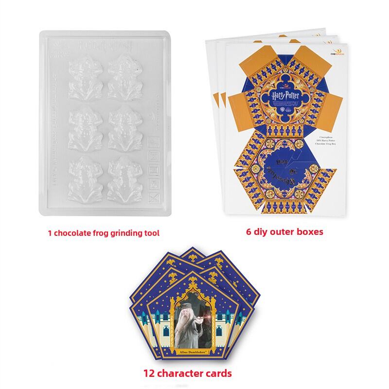 In Stock Cinereplicas Harry Potter DIY Chocolate Frog Mold Suit Wizard Card Handmade Gift. 