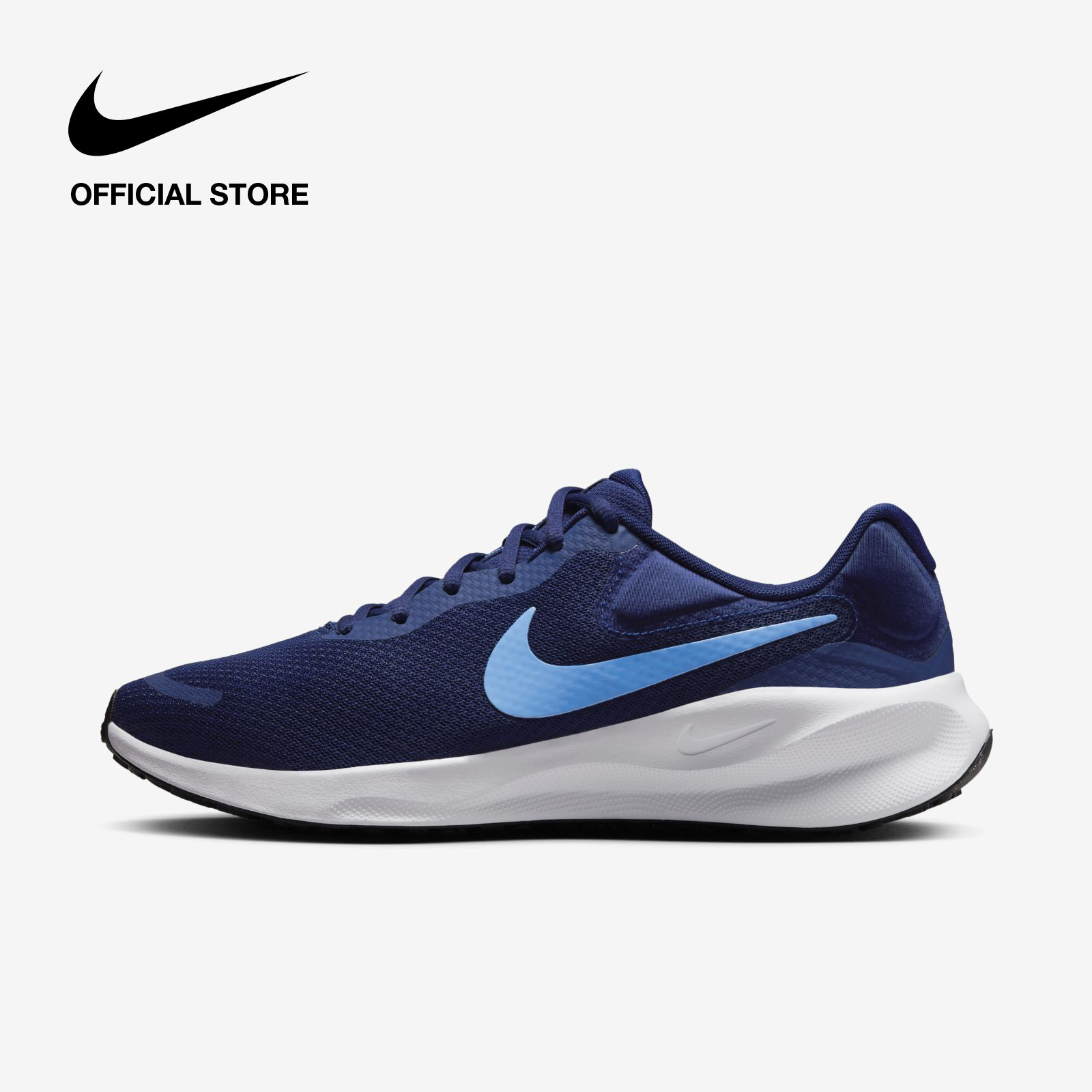 Giày Nike Men's Revolution 7 Road Running Shoes - Blue Void