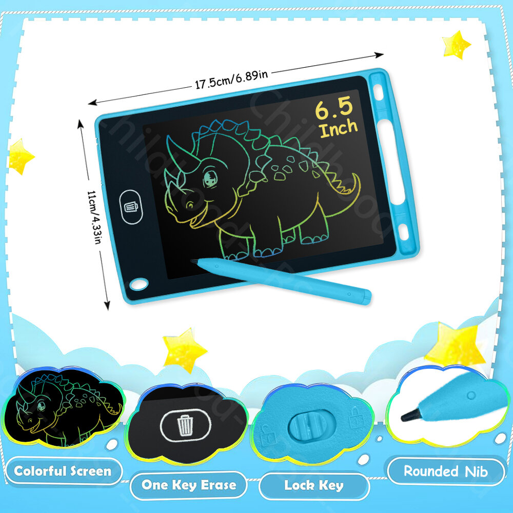6.5/8.5/10/12 Inch LCD Writing Tablet Electronic Drawing Board Doodle Sketchpad Handwriting Pad Toys for Kids Birthday Gifts
