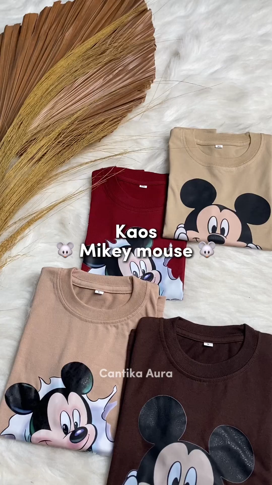 Kaos Basic Anak Micky Mouse | Atasan 1 2 3 4 5 6 7 8 9 10 11 12 13 14 Tahun