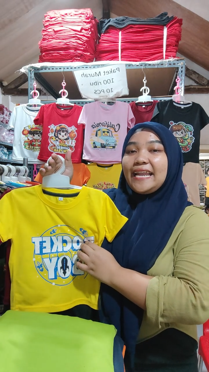 Baju Kaos Setelan Anak Motif Astronot Cowok Keren Umur 1 - 10 Tahun - Code8.id - DTF