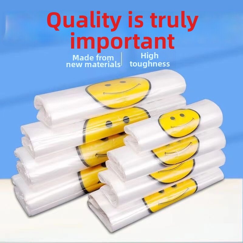 Transparent Portable Plastic Bags for Food Packaging and Delivery