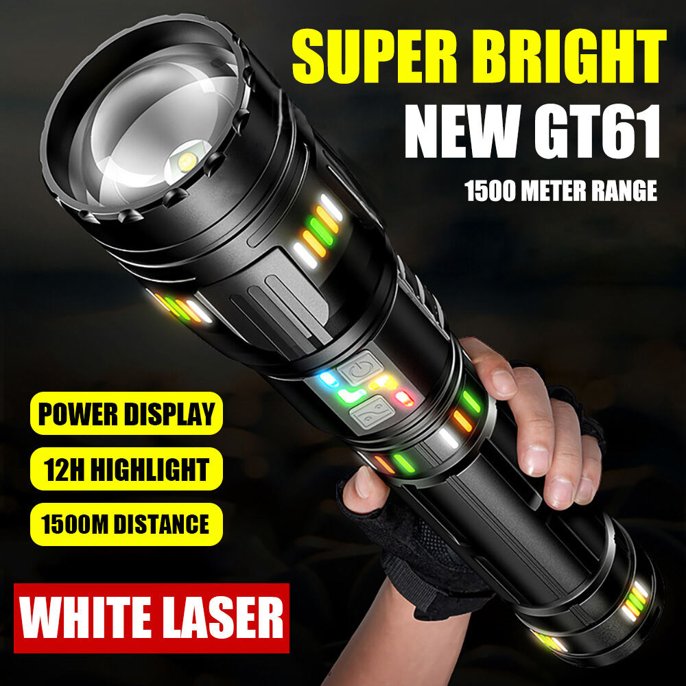 High Power 80W M80 LED Flashlight Super Bright Spotlight Long