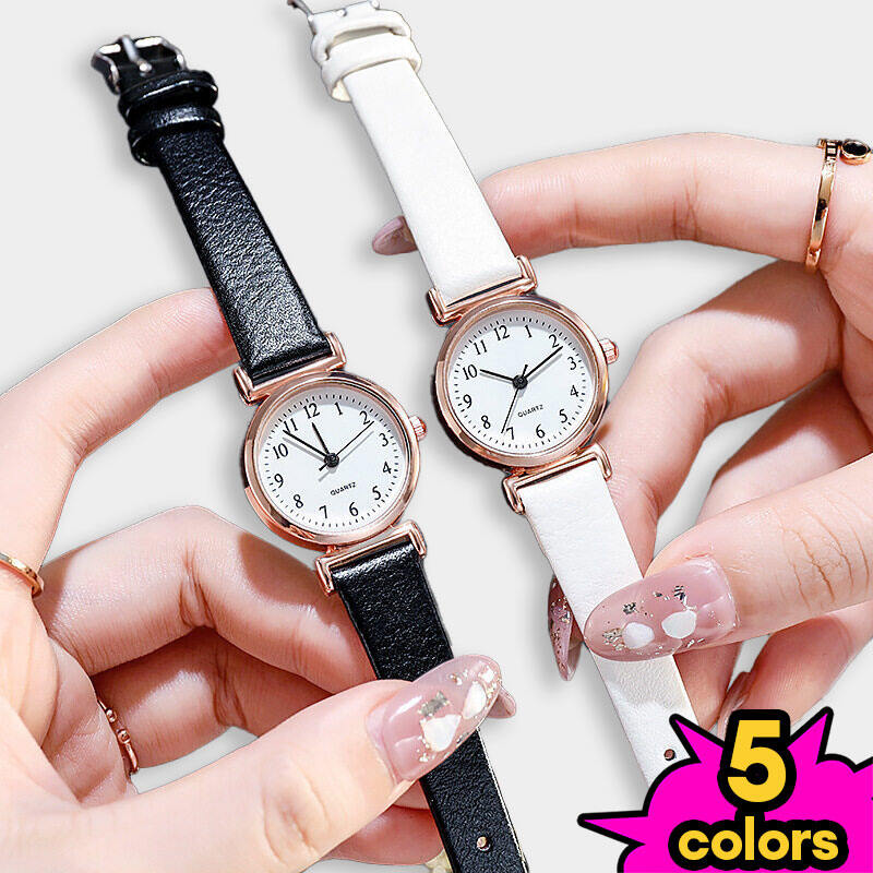 Relo Korean Fashion Small Dial Leather Strap Quartz Watch