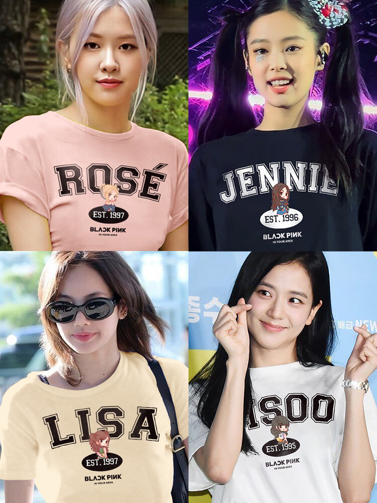 Shop Blackpink Rose T Shirt at Better Price Online | Lazada Singapore