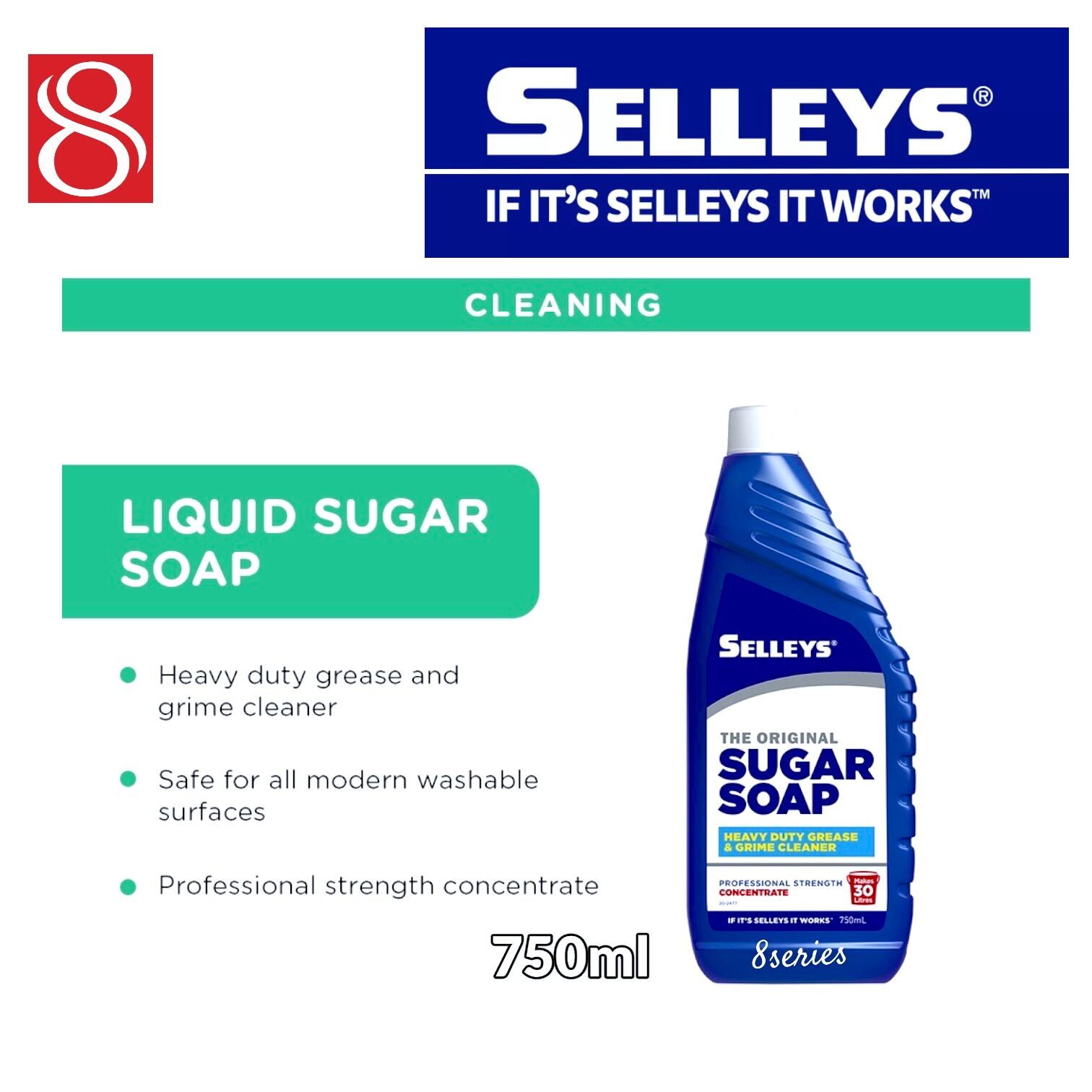 Selleys Original Sugar Soap - Heavy Duty Grease & Grime Cleaner