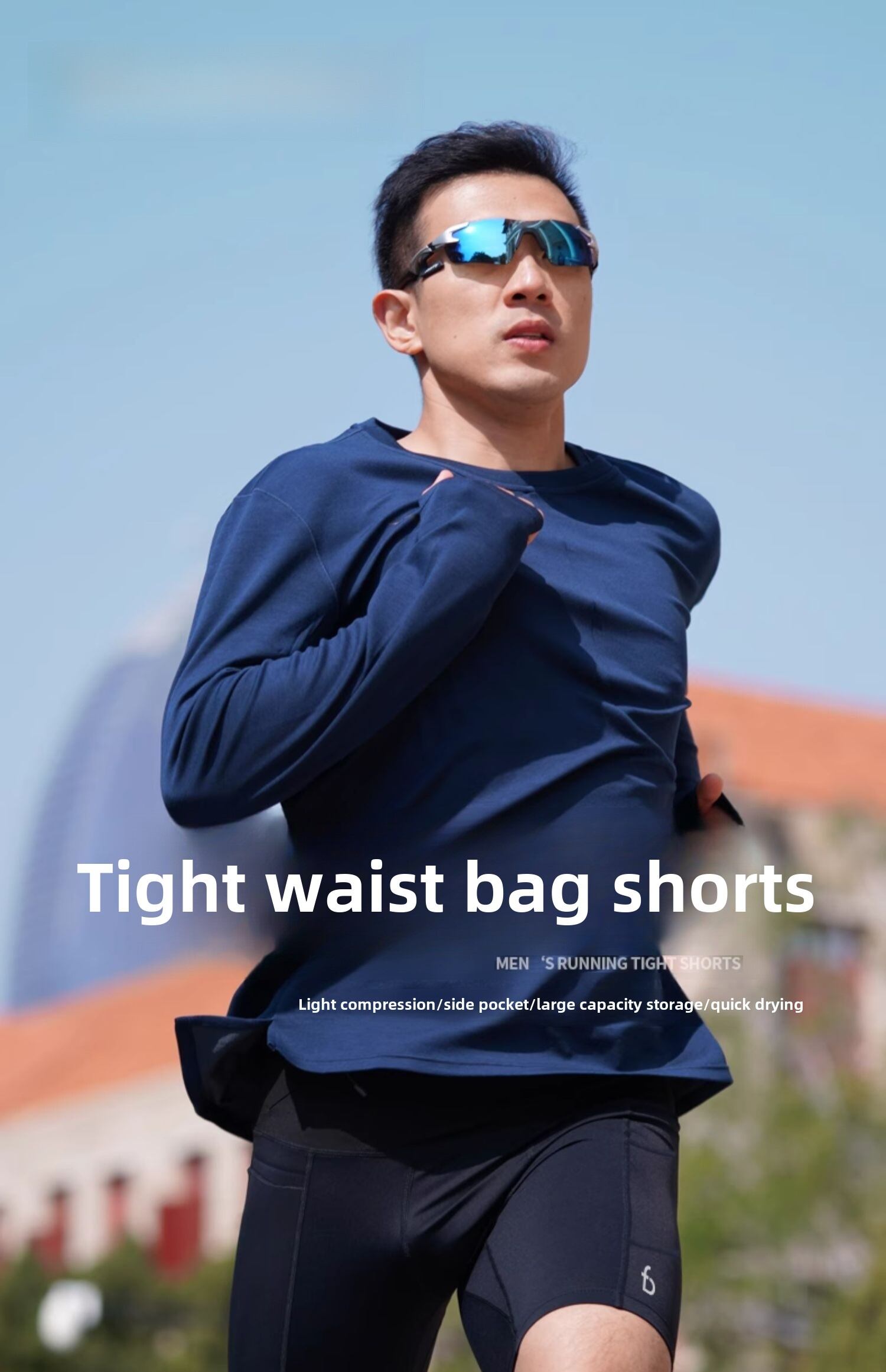 FlipBelt Competition Fanny Pack Pants Kangaroo Pants 20 Professional Running Shorts Quick Dry Sports Compression Pants for Men · v3