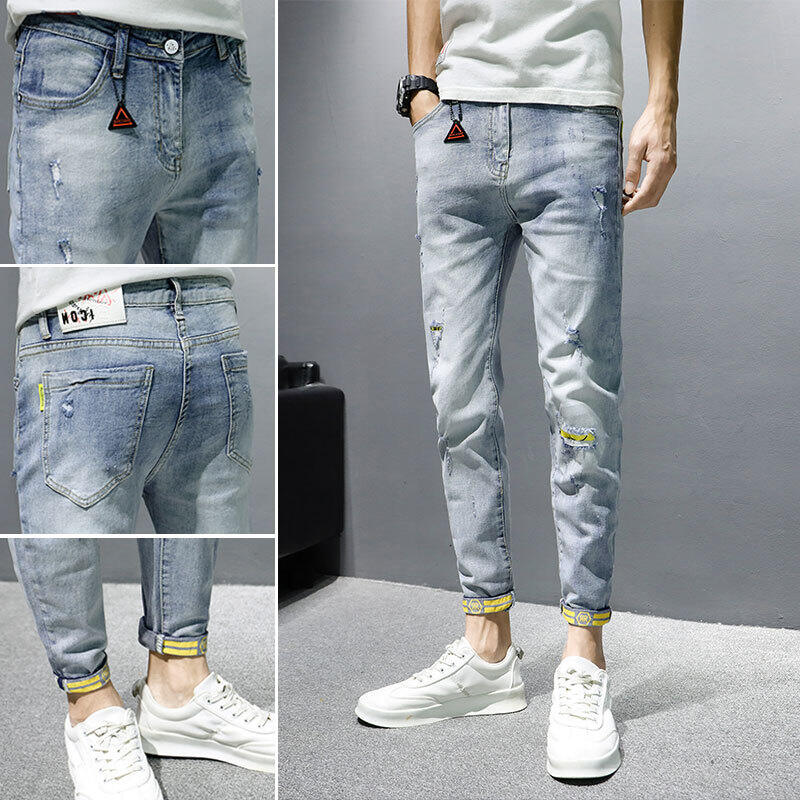 Slim-fit Pants Korean Style 