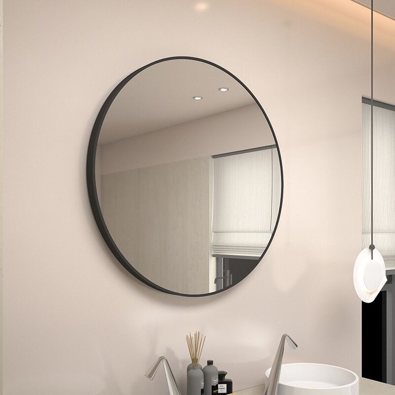 Local Seller 🇸🇬 Nordic Bathroom Hanging Mirror Aluminum Frame Bathroom mirror