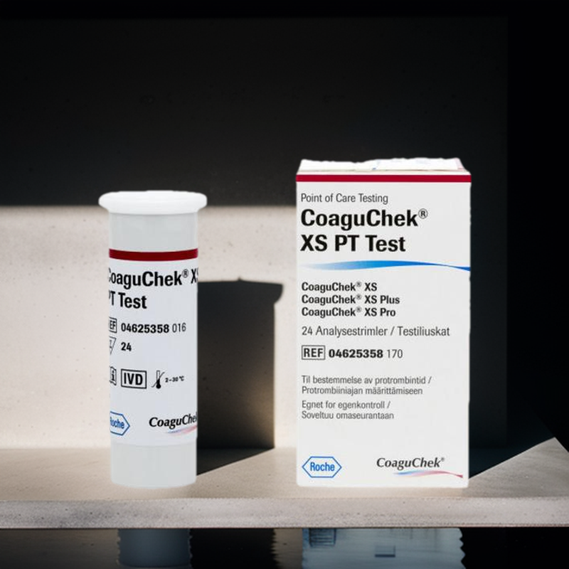 CoaguChek XS PT INR Blood Coagulation Testing Strip. 
