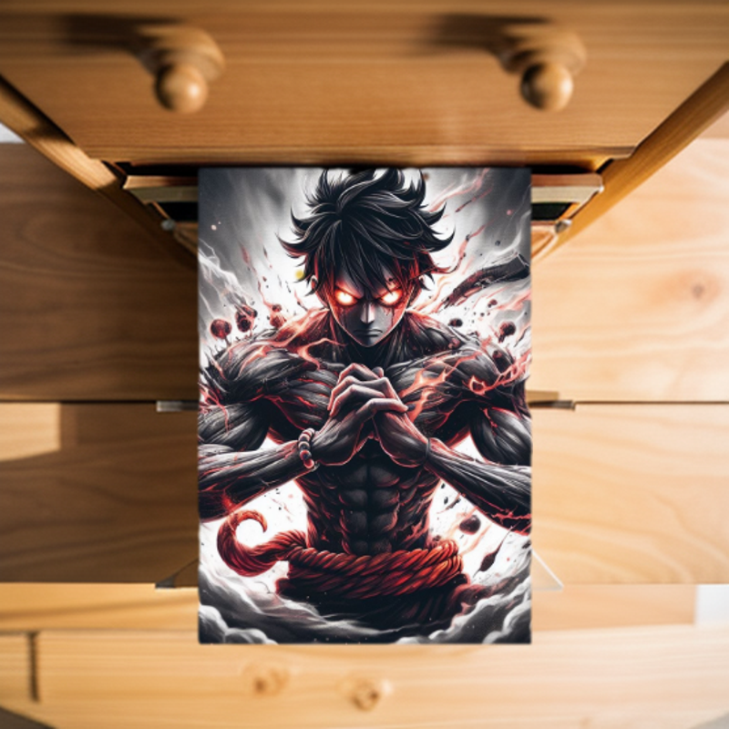 AI Made One Piece Luffy A4 Poster - Collectible Anime Artwork. 