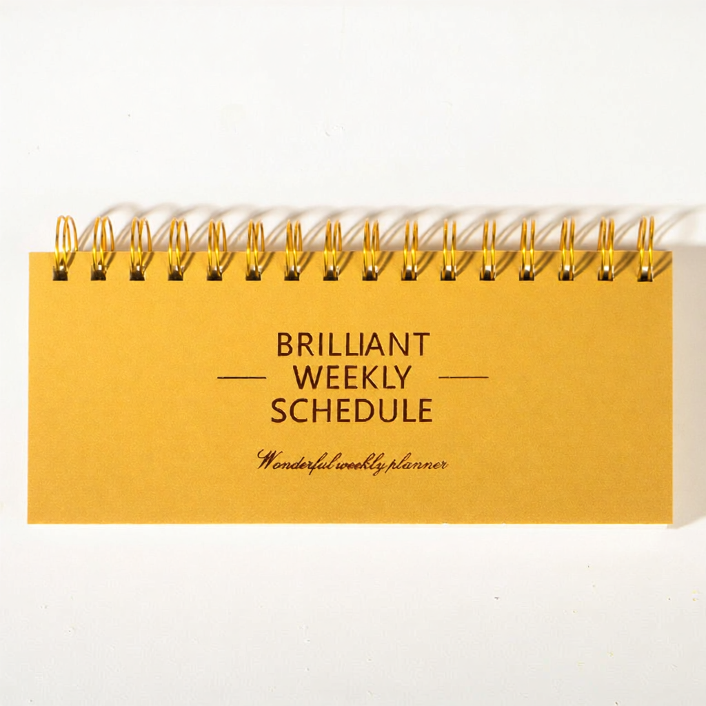 Self-discipline Student Weekly Planner Color-coded Notebooks