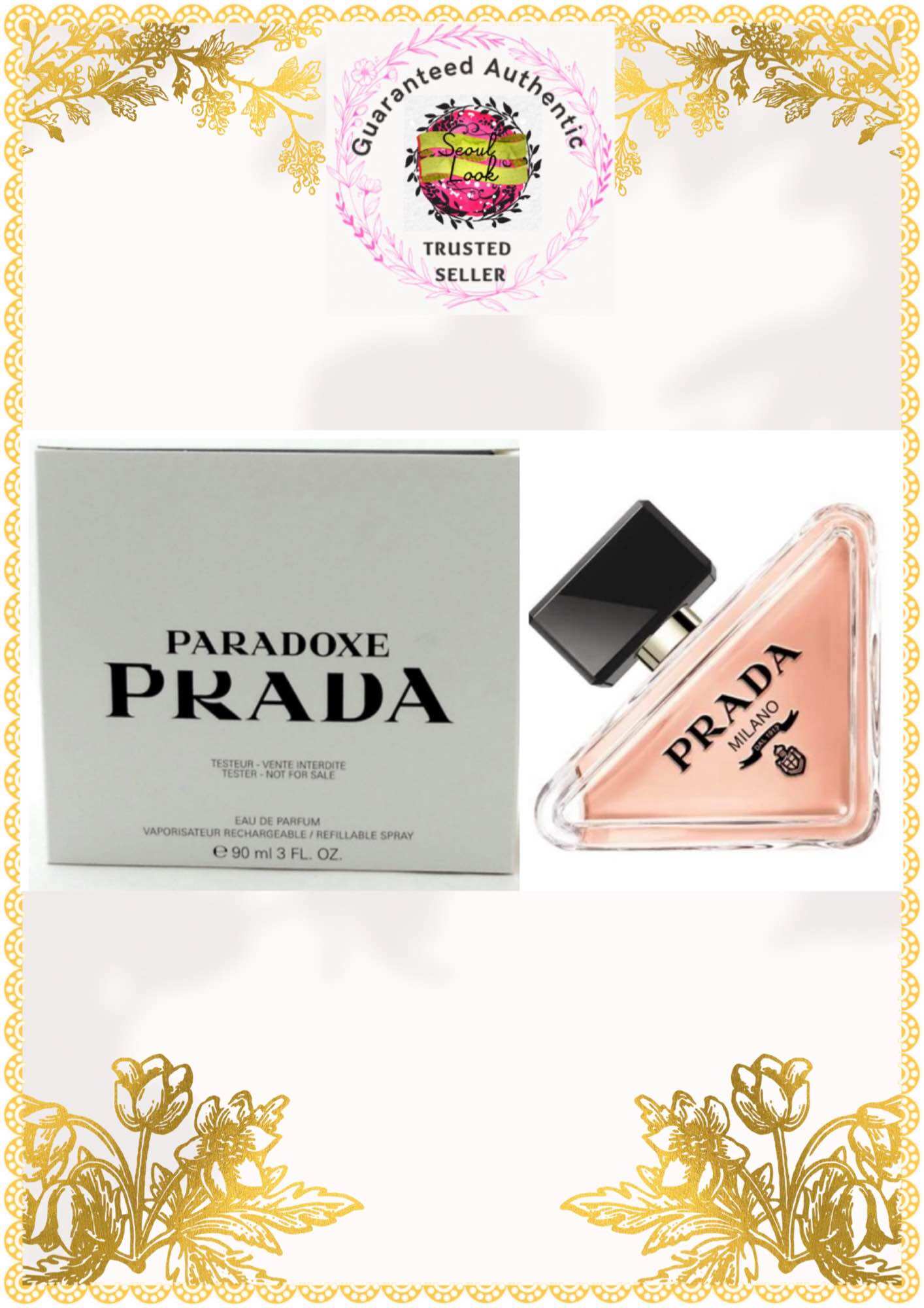 Prada Paradoxe Intense Fragrance 90Ml Edp For Women - Authentic