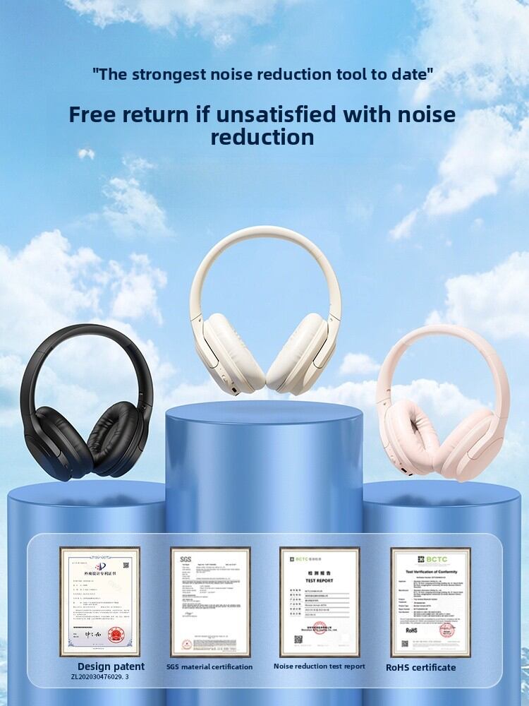 Bizoe | Wireless Bluetooth Noise-Canceling Headphones for Gaming and Sports