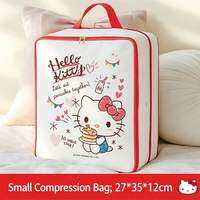 Sanrio | Hello Kitty Travel Storage Bag Luggage Compression Combination Classification Multi functional Travel Dustproof Storage Bag
