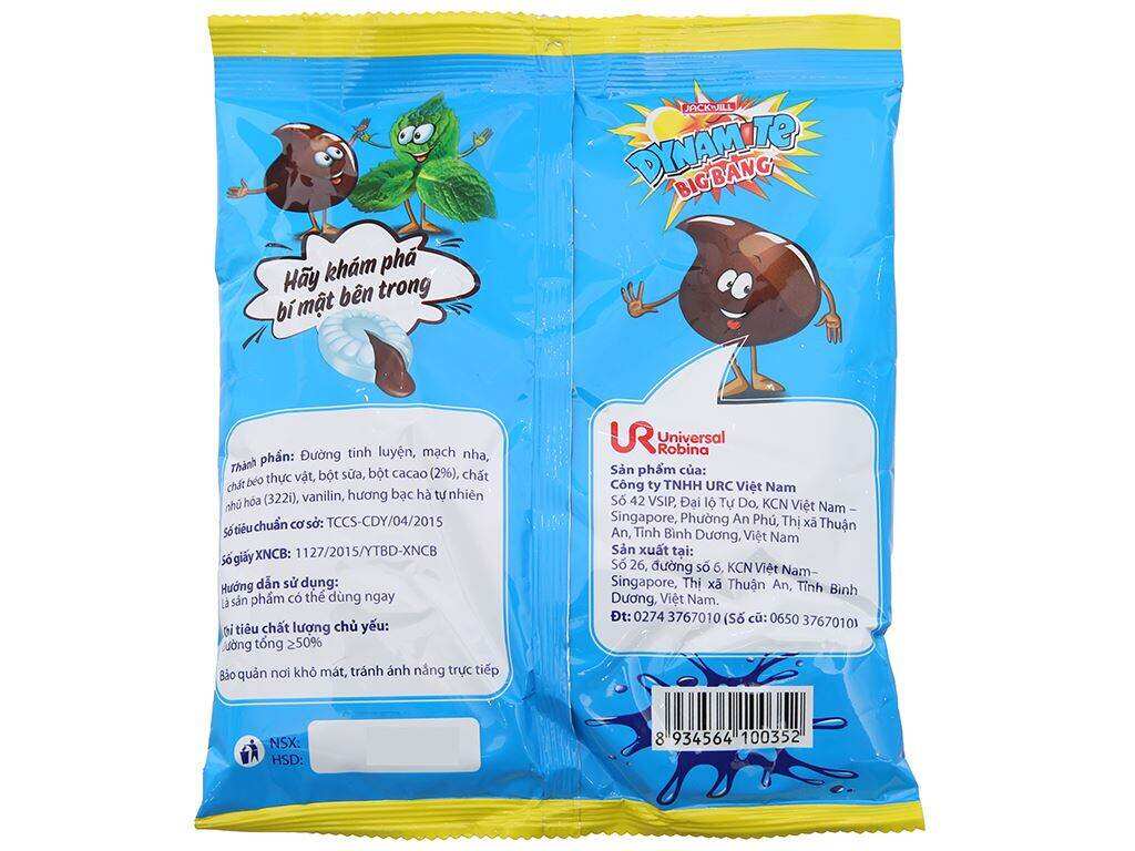 Kẹo Dynamite BigBang Vị Socola Bạc Hà - Gói 120g