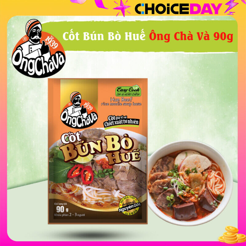 3 gói cốt bún bò huế ông chà và 90g
