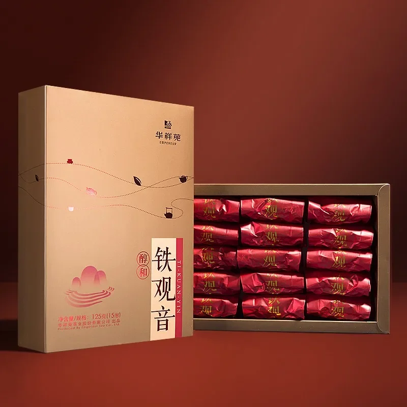 Huaxiangyuan Anxi Origin Tieguanyin Tea Mellow and Oolong Tea Fragrant Gift Box Gift Box