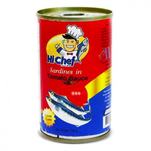 Hộp cá mồi sốt cà Thái Lan HI-CHEF 155g