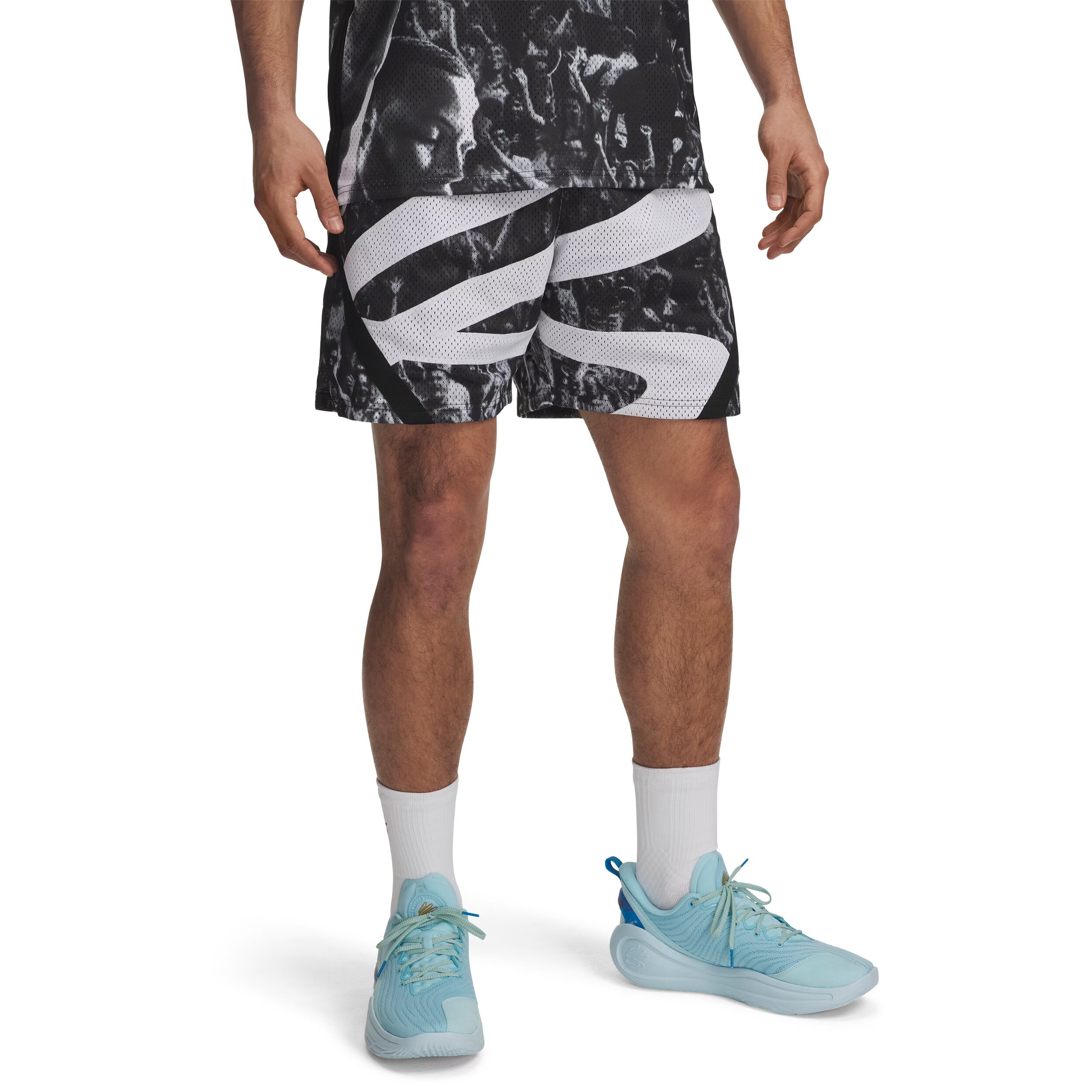 Under Armour Curry Signature Subshort voor heren, ZWART (001)