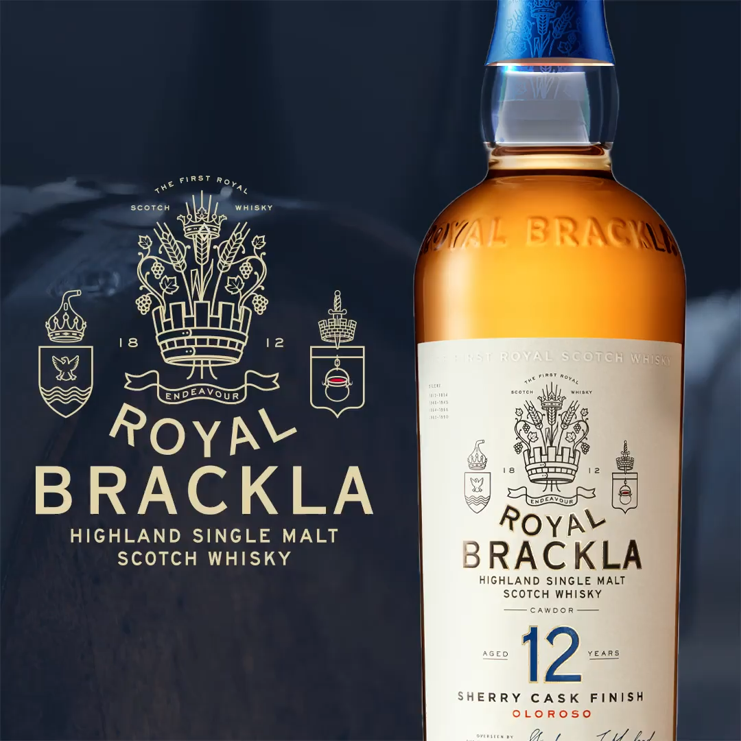 Royal Brackla 12 Year Old Single Malt Scotch Whisky - 700ml / 70cl