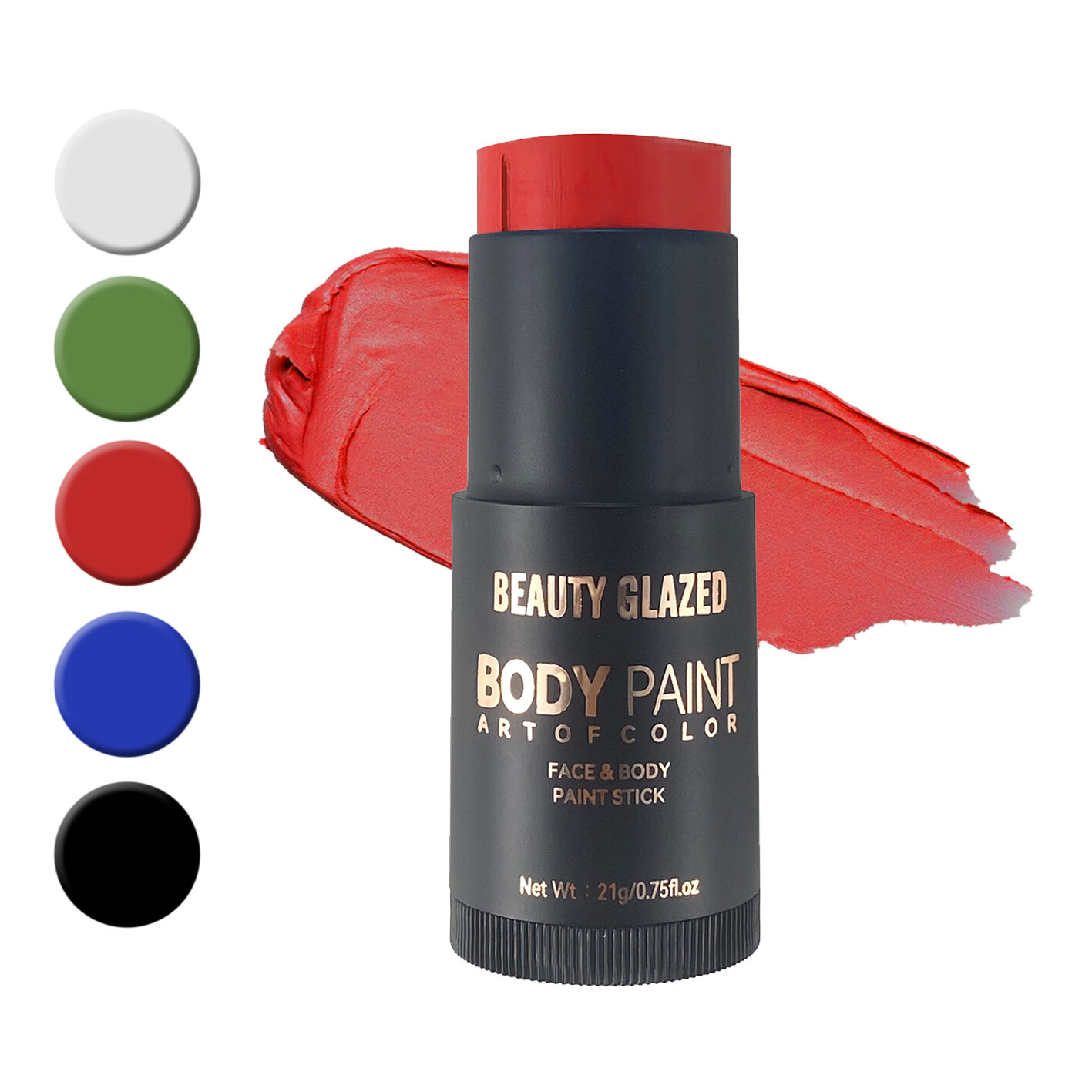 5 Colors Face & Body Paint Non-Toxic Professional Painting Kit for Party Cosplay Safe for Sensitive Skin