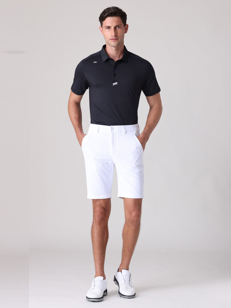 Yeni Golf Şortları Erkek Hızlı Kuruyan Nefes Alabilir Spor Golf Pantolonları Yaz Golf Giysileri Erkek Giyimi Düz Renk Orta Boy Şortlar