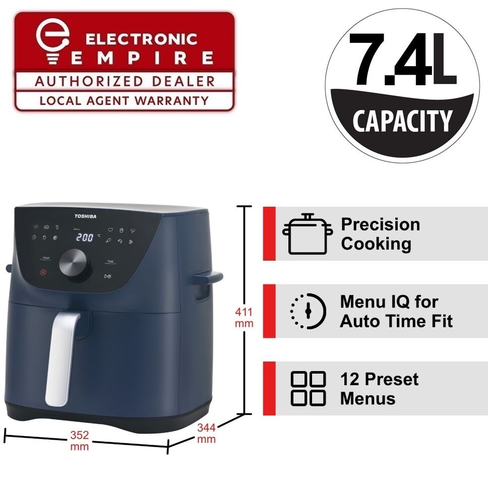 Toshiba AF-74CS1TRSG(B) Air Fryer 7.4L