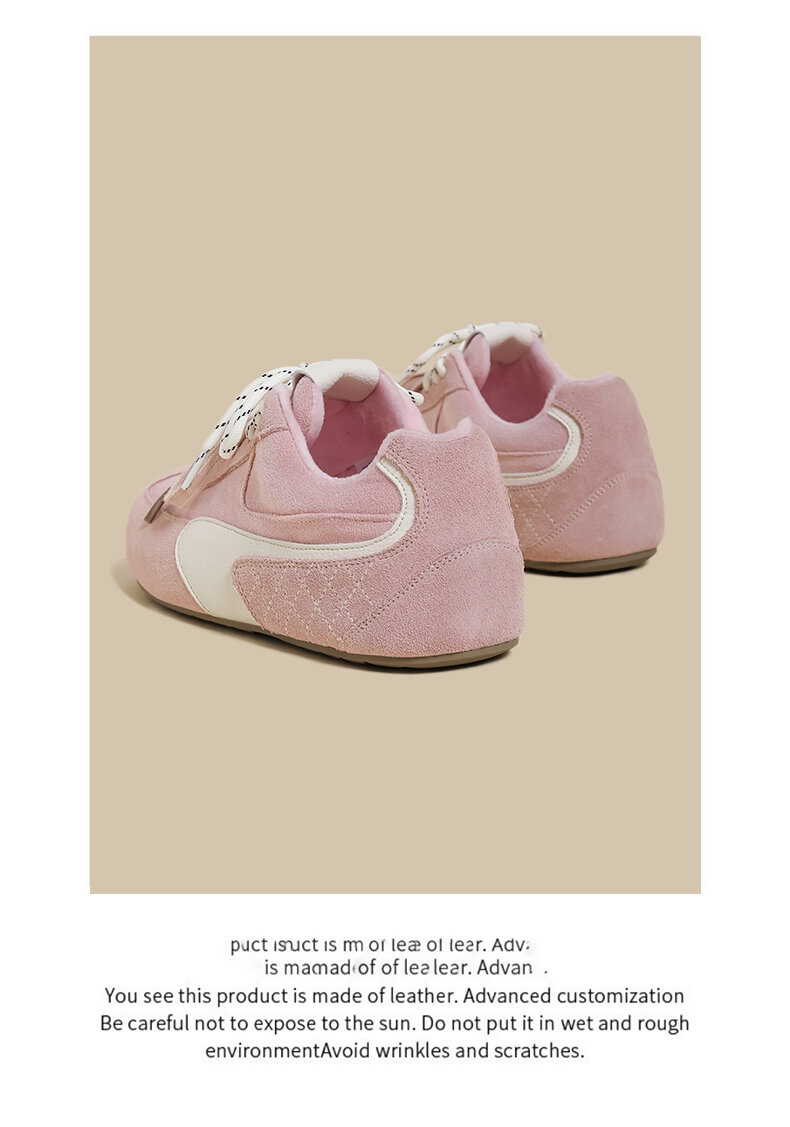 Sepatu Wanita Birkenstock Pink Kasual Sporty Dequan Musim Semi 2025 Gaya Baru Roti Kecil Musim Gugur Musim Dingin Jelek Lucu Sepatu Santai