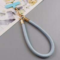 Short Leather Phone Strap Mens Outdoor Fashion Wristband Keychain Shell Durable Trendy Digital Accessories Mobile Phone Chain