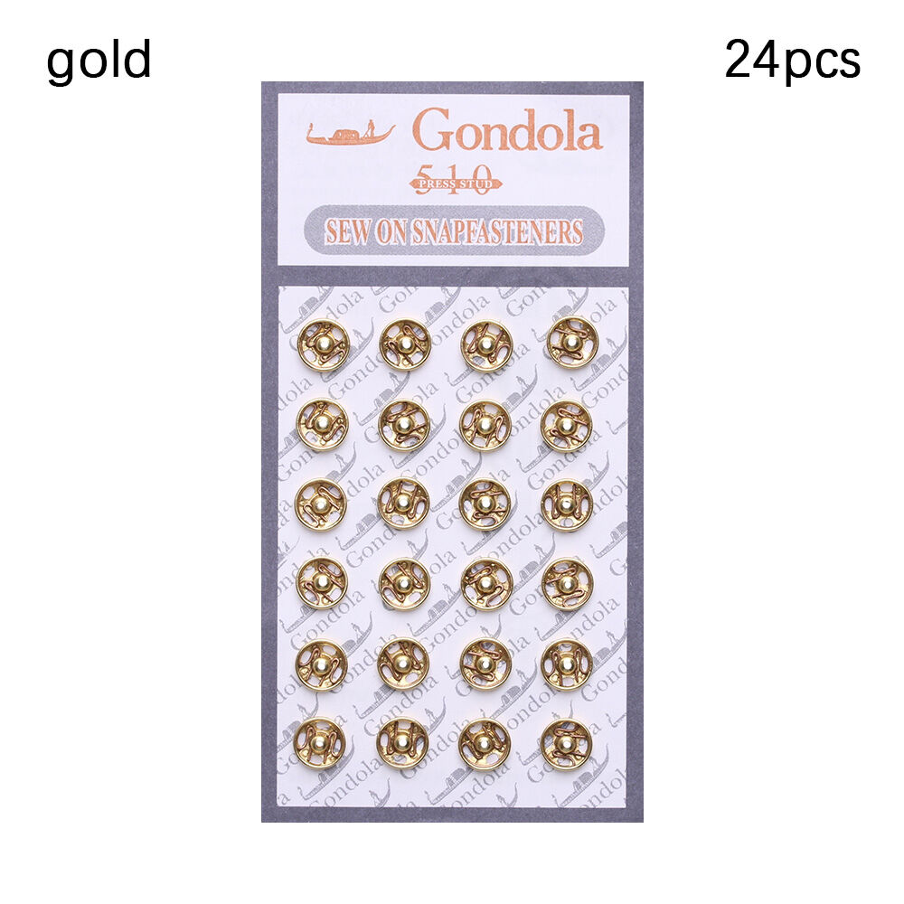 10/24pcs Cute Girl Gift Invisible Snap Craft Metal Buckles Clothing Sewing Buckle DIY Clothes Mini Buttons DIY Doll Clothes