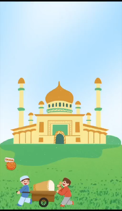 Baju kaos anak laki-laki gambar lebaran kaos atasan lengan pendek untuk anak usia 2-12 tahun