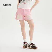 SANFU | Ripped and Frayed Denim Shorts Loose Fit