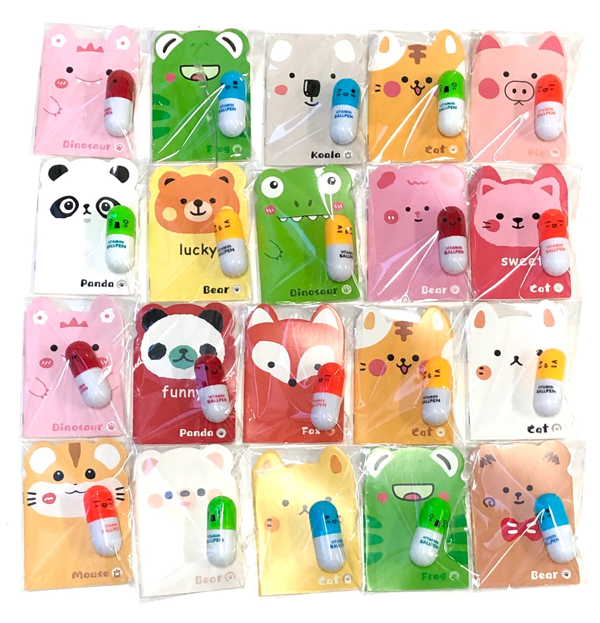 [SG Ready Stick] 40 sets Stationery Set Notebook with Pen Gift Set