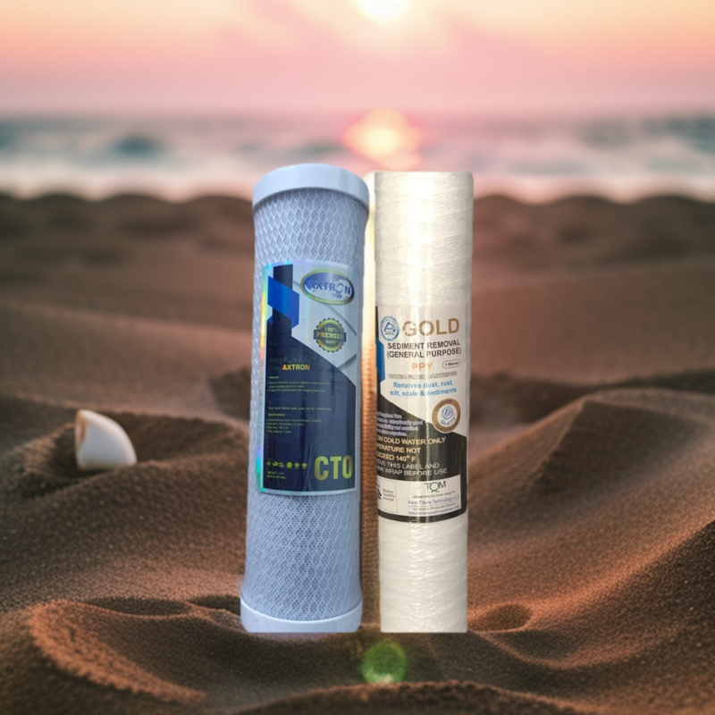 Water Filter Cartridges Set axtron PPY and Axtron CTO cartridge. 