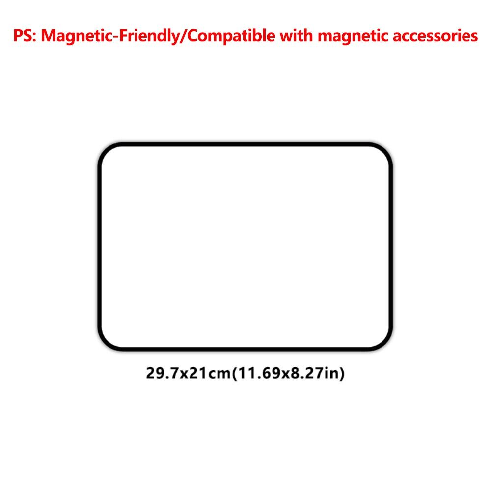 A5/A4/B4/A3 Whiteboard Dry Erase Double-Sided Graffiti Drawing Board Reusable Magnetic-Friendly Erasable Writing Board Kids