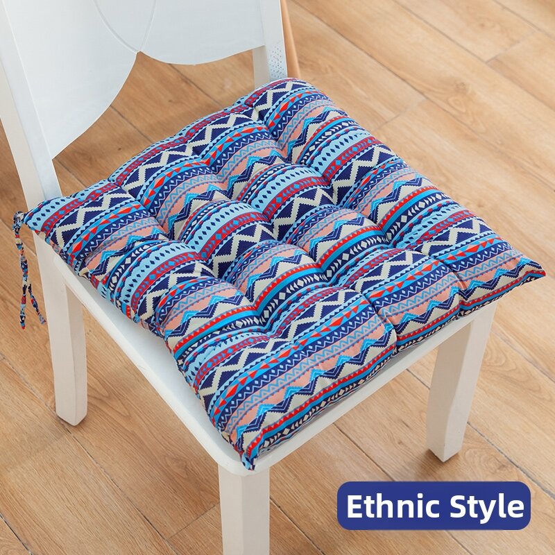 Thickened Plush Office Chair Cushion Anti-Slip Soft Butt Pad Home Decor Square Shape Modern Simple Style for Home And Office