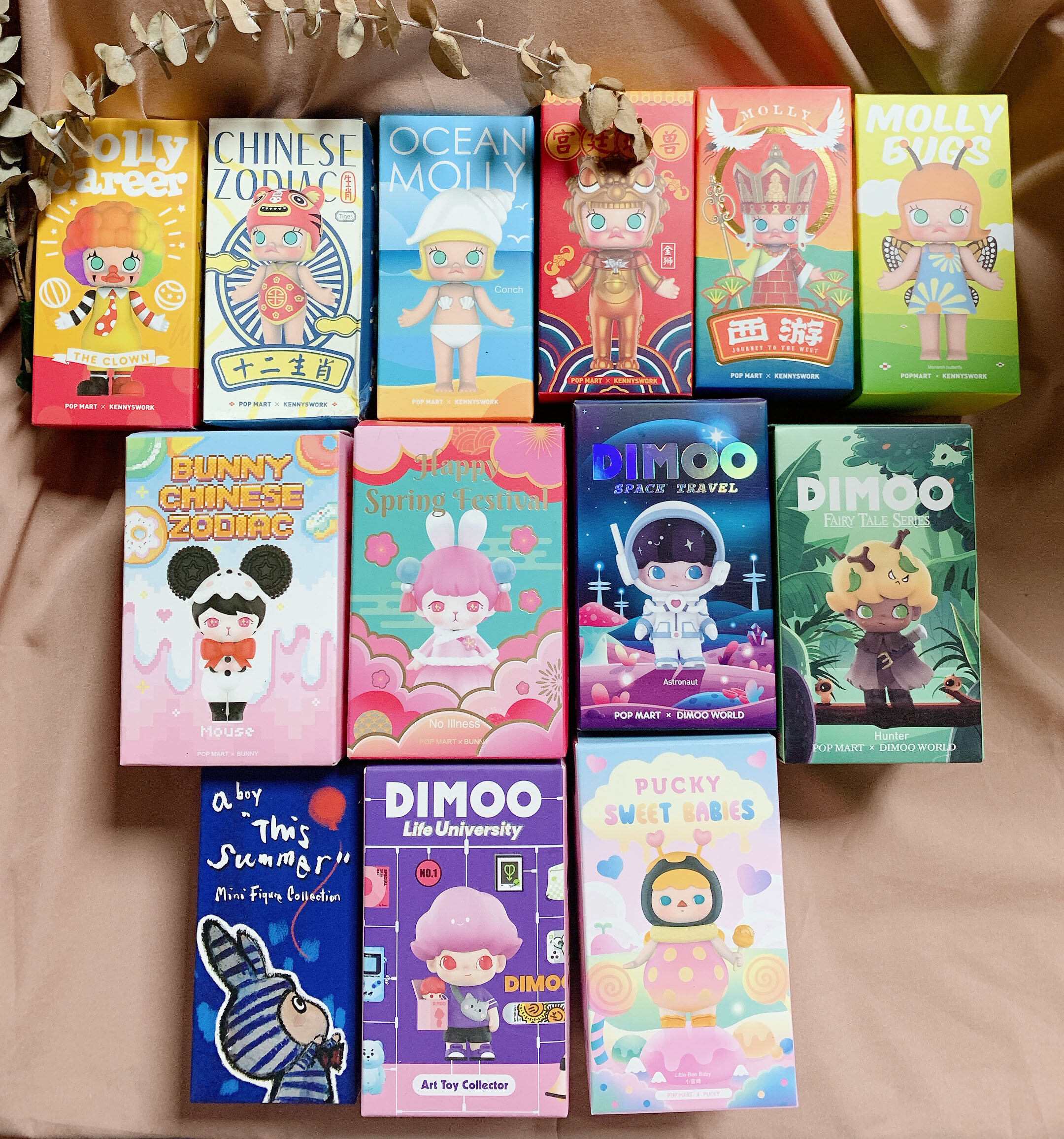 Bubbles Mat Molly Dimoo Labubu SP Zodiac Occupation Purple Mountain Monastery West Journey Trending Toys Large Collection